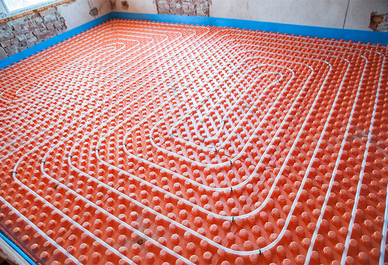 heated floor systems coil