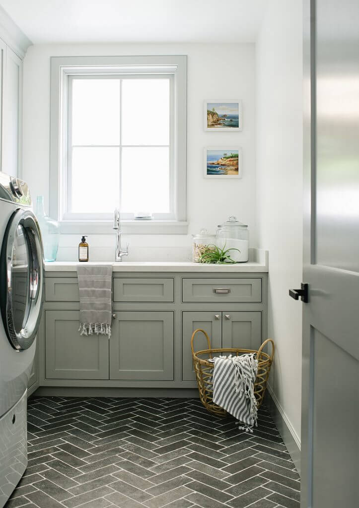 5 Laundry Room Tile Designs To Inspire, Utility Floor Tiles