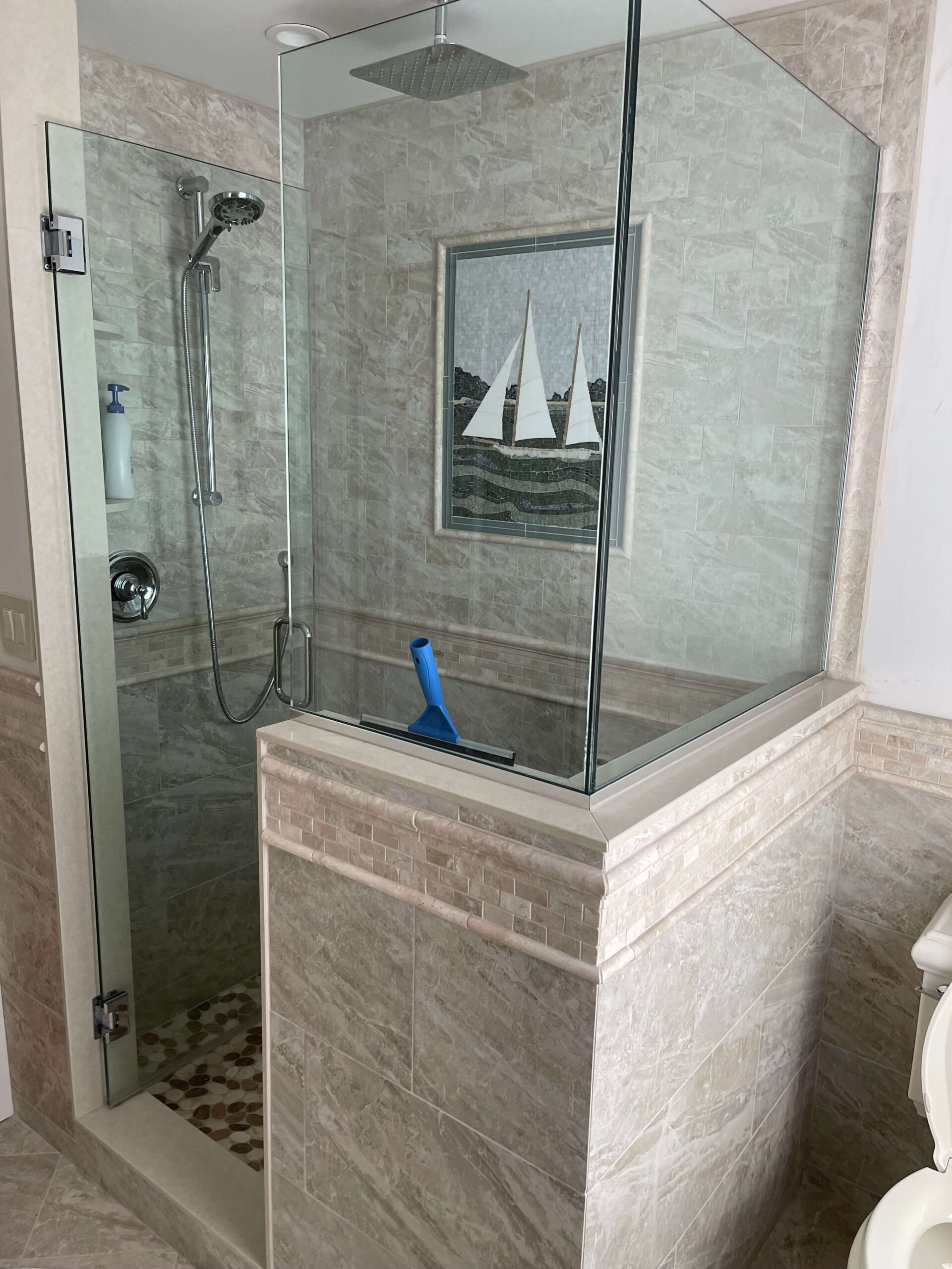 Mosaic - Sail Boat - Bathroom